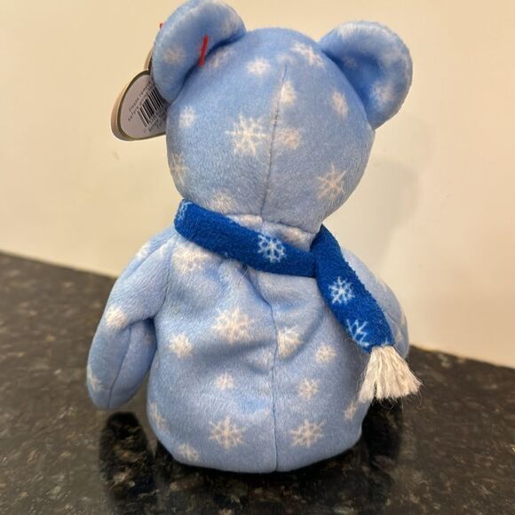 Ty Beanie Babies - 1999 Holiday Teddy with Ear  Tag . Size 9” - Picture 4 of 10